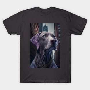 Weimaraner in NYC T-Shirt